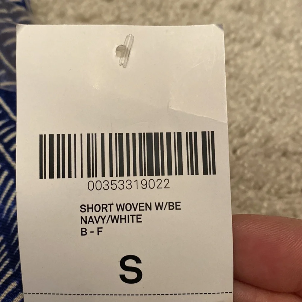 🎉HOST PICK!🎉NWT Forever 21 Blue and White Button Up Shorts - Picture 8 of 8